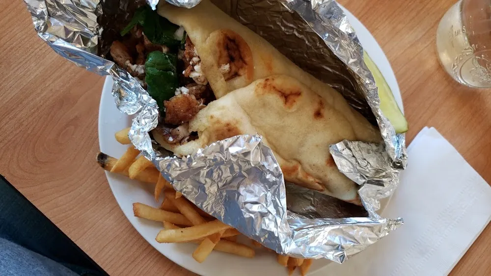 Chicken Shawarma on Naan